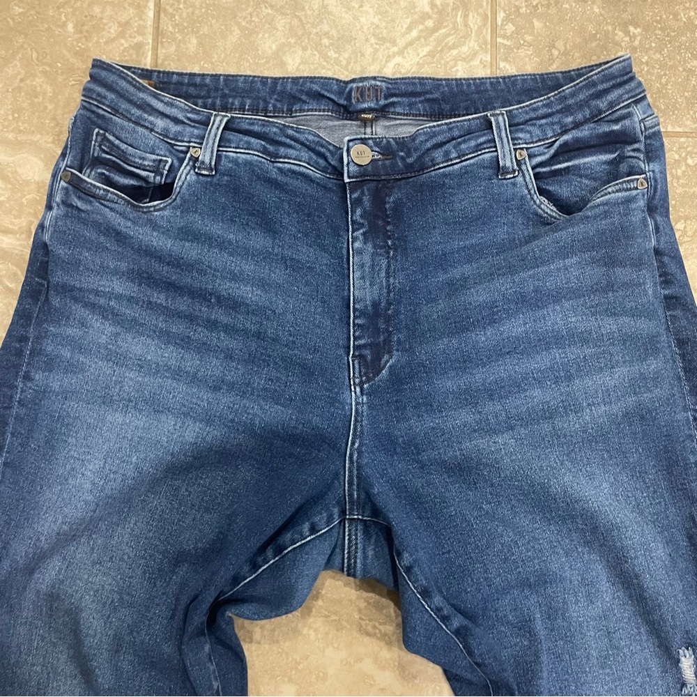 Kut from the Kloth Dark Blue Ankle Jeans - Picture 3 of 16